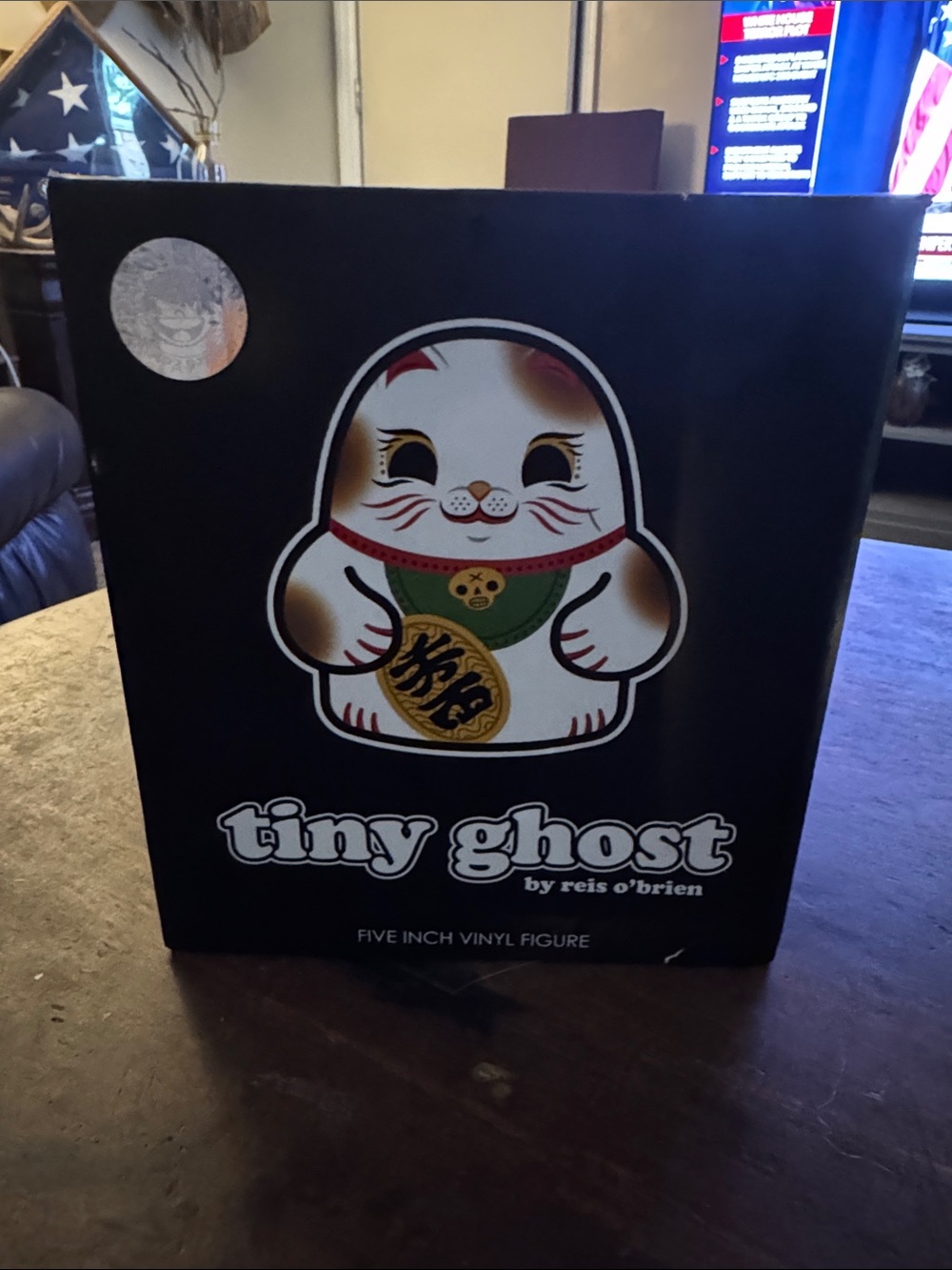 NIB Tiny Ghost by Vinyl Figure - Black Box